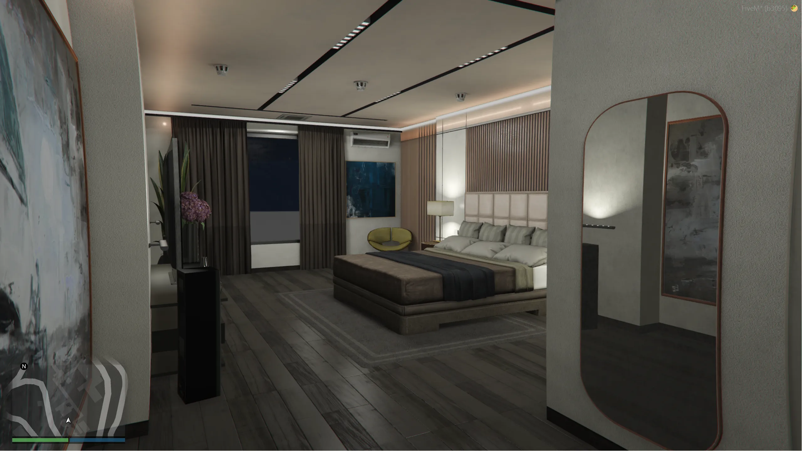 Finished GTA V bedroom interior